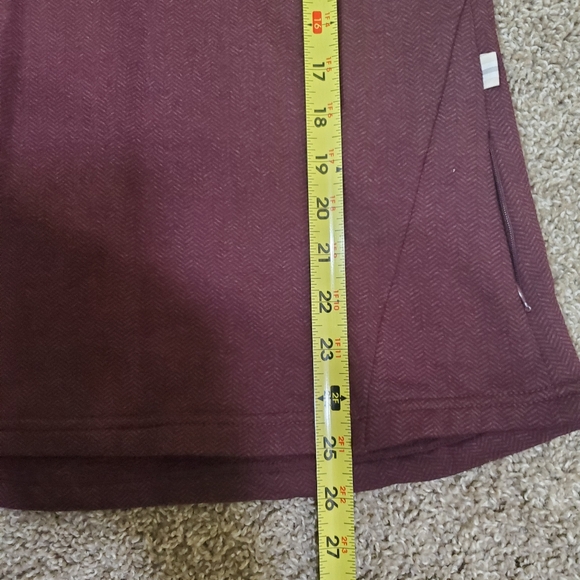 Mondetta Burgundy Luxury performance Pull over womens sweatshirt active medium - Picture 8 of 9